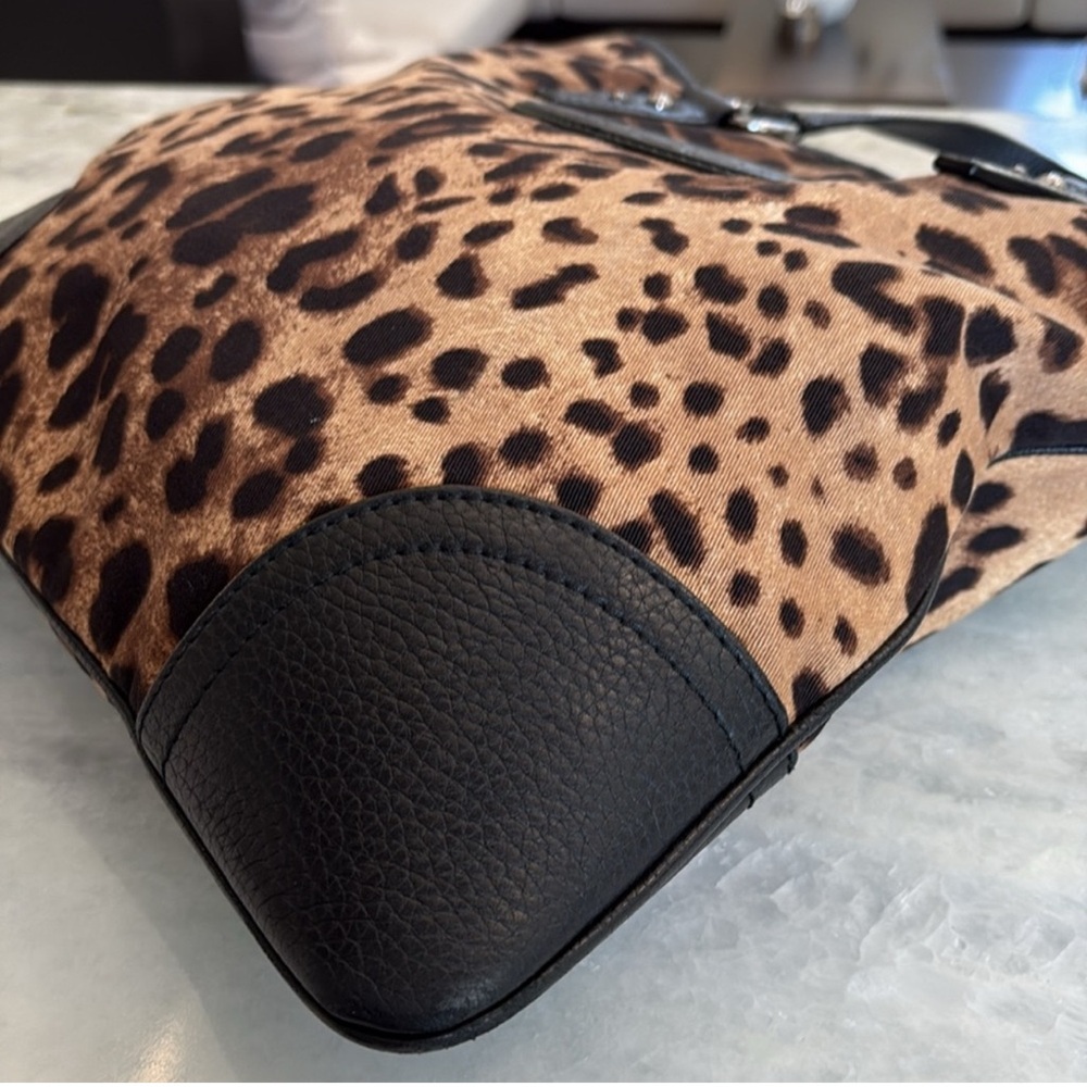 Dolce & Gabbana Leopard Print Tote Bag PRISTINE - Picture 5 of 12